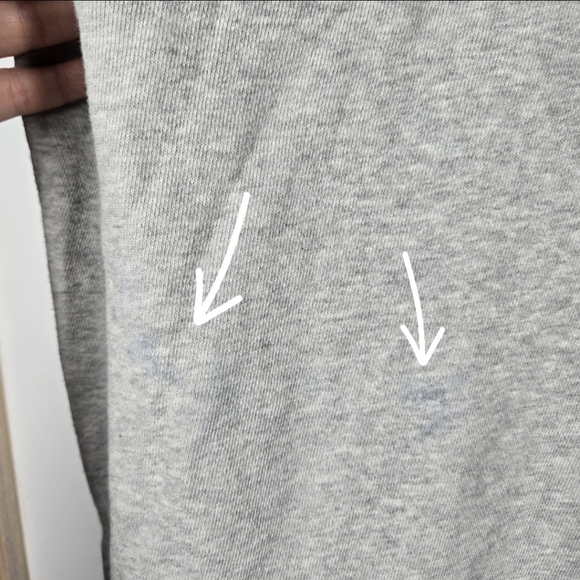 Aerie Wonder Good Energy Gray V-Neck Oversized Comfy Sweatshirt Size Medium - Picture 8 of 16